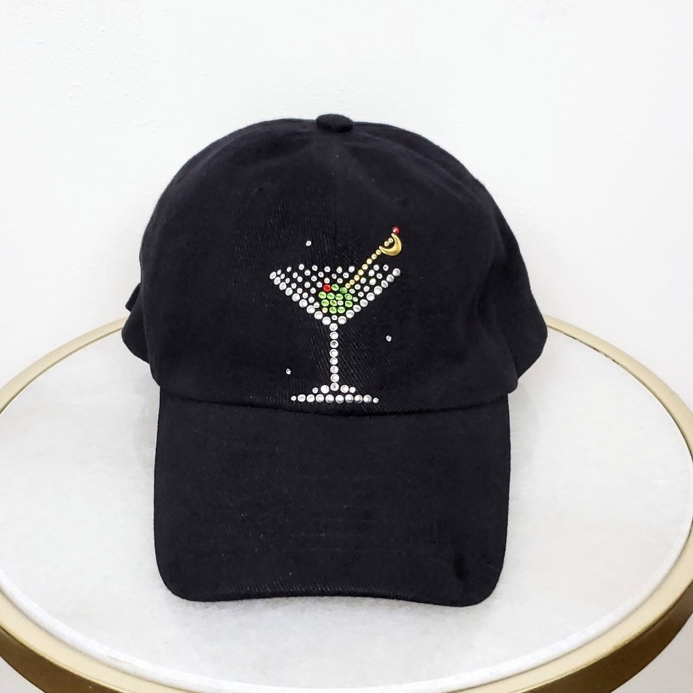 📍EUC📍Martini Bling Baseball Hat